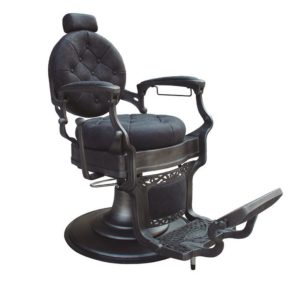 🪑 SILLÓN DE BARBERO STAFFORD – Estilo Vintage con Tecnología Profesional NEGRO